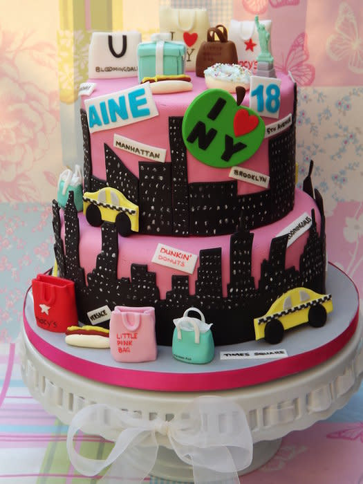 Best ideas about Birthday Cake Nyc
. Save or Pin New York themed 18th birthday cake cake by Cakes by Now.
