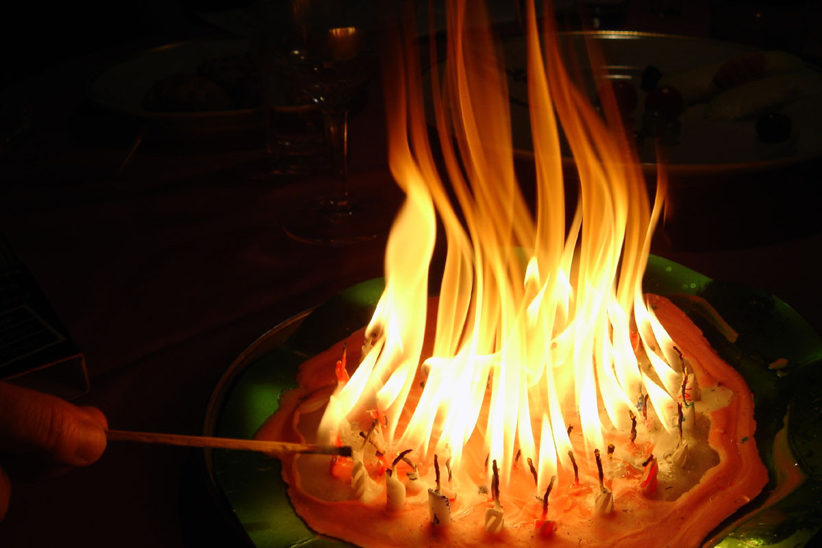 Best ideas about Birthday Cake On Fire
. Save or Pin Birthday Cake Candles Fire Now.