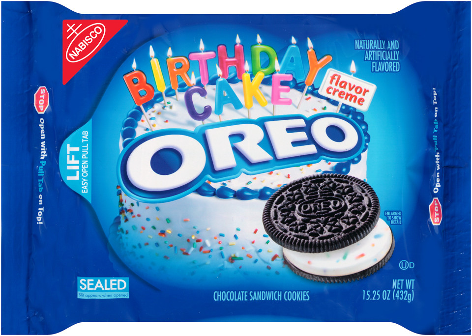 Best ideas about Birthday Cake Oreo
. Save or Pin Nabisco Oreo Chocolate Sandwich Cookies Birthday Cake 15 Now.