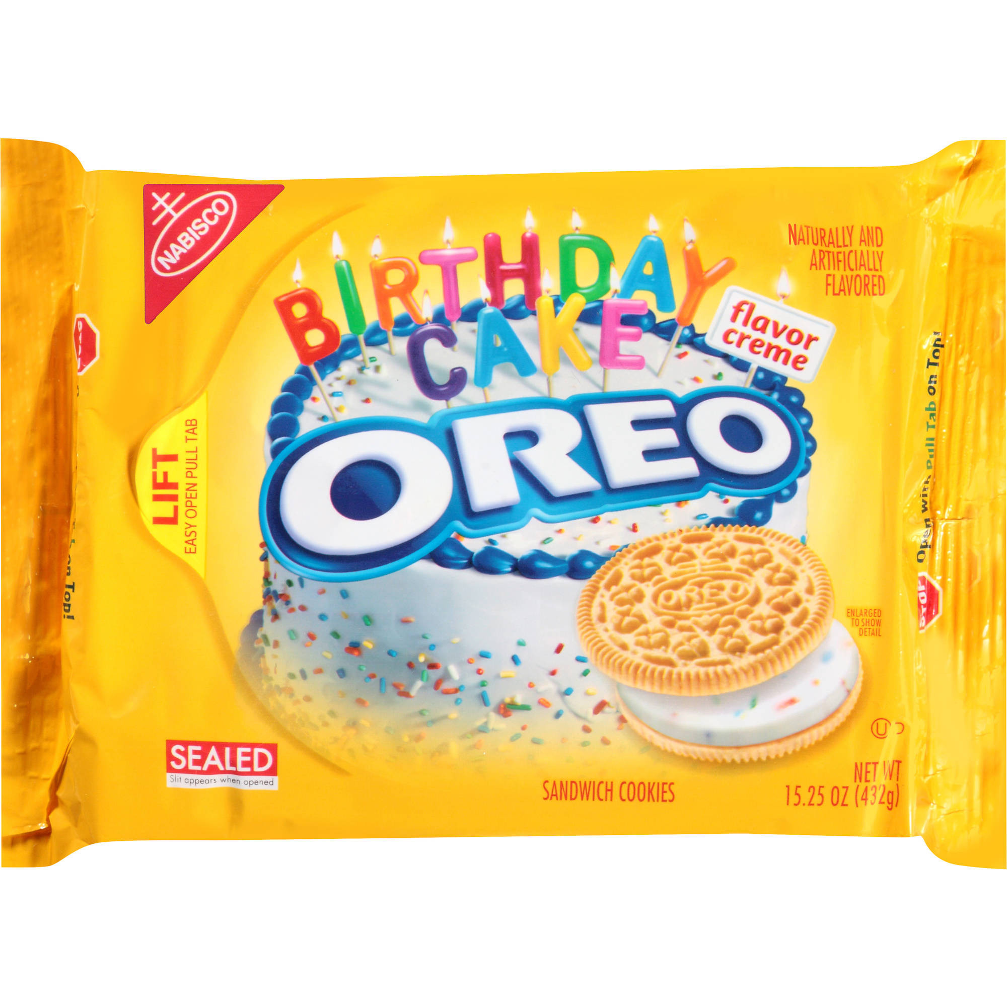 Best ideas about Birthday Cake Oreo
. Save or Pin Oreo Birthday Cake Sandwich Cookies Yellow Here For A Now.