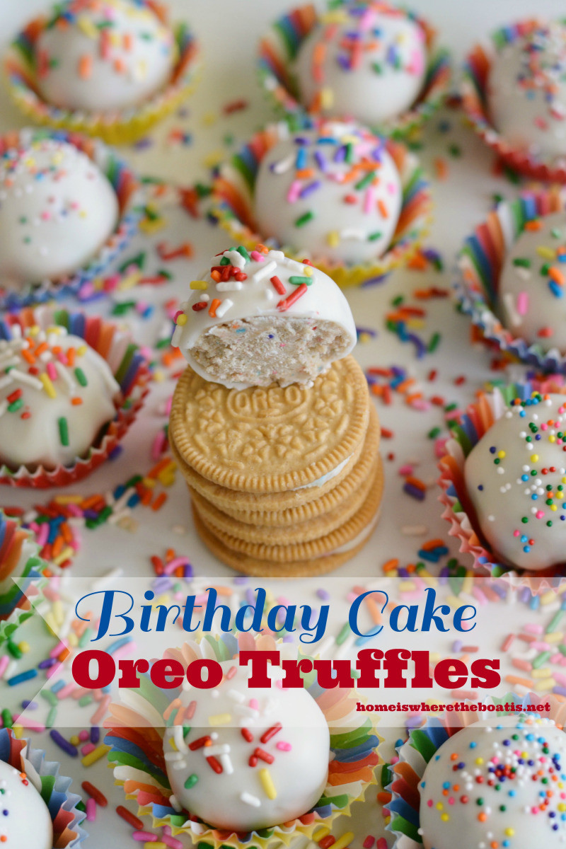 Best ideas about Birthday Cake Oreos
. Save or Pin Unplugged and Birthday Cake Oreo Truffles – Home is Where Now.