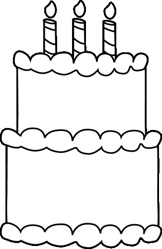 Best ideas about Birthday Cake Outline
. Save or Pin Black and White Birthday Cake Clip Art Black and White Now.