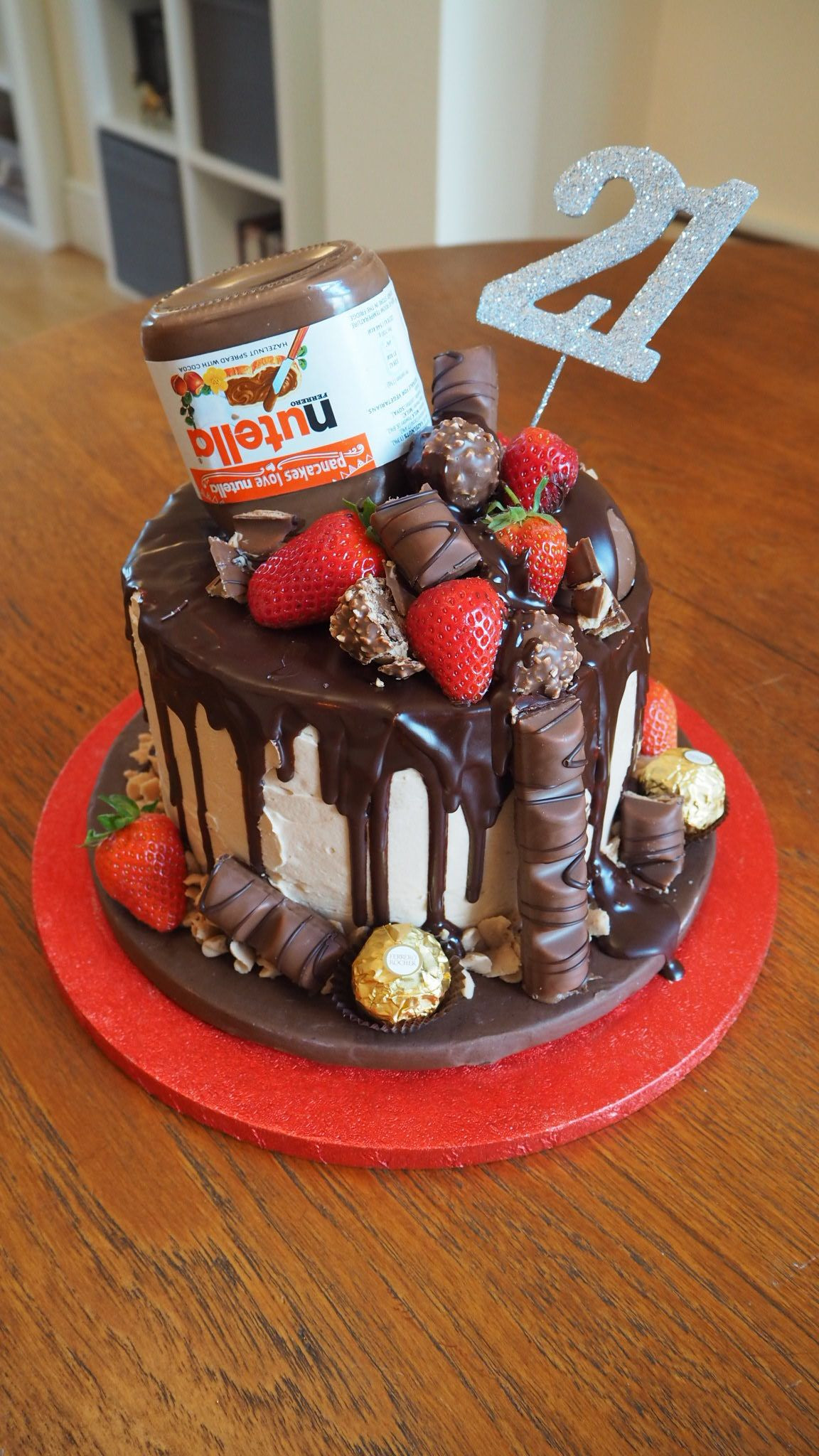 Best ideas about Birthday Cake Photo
. Save or Pin Nutella Chocolate Drip Cake Now.