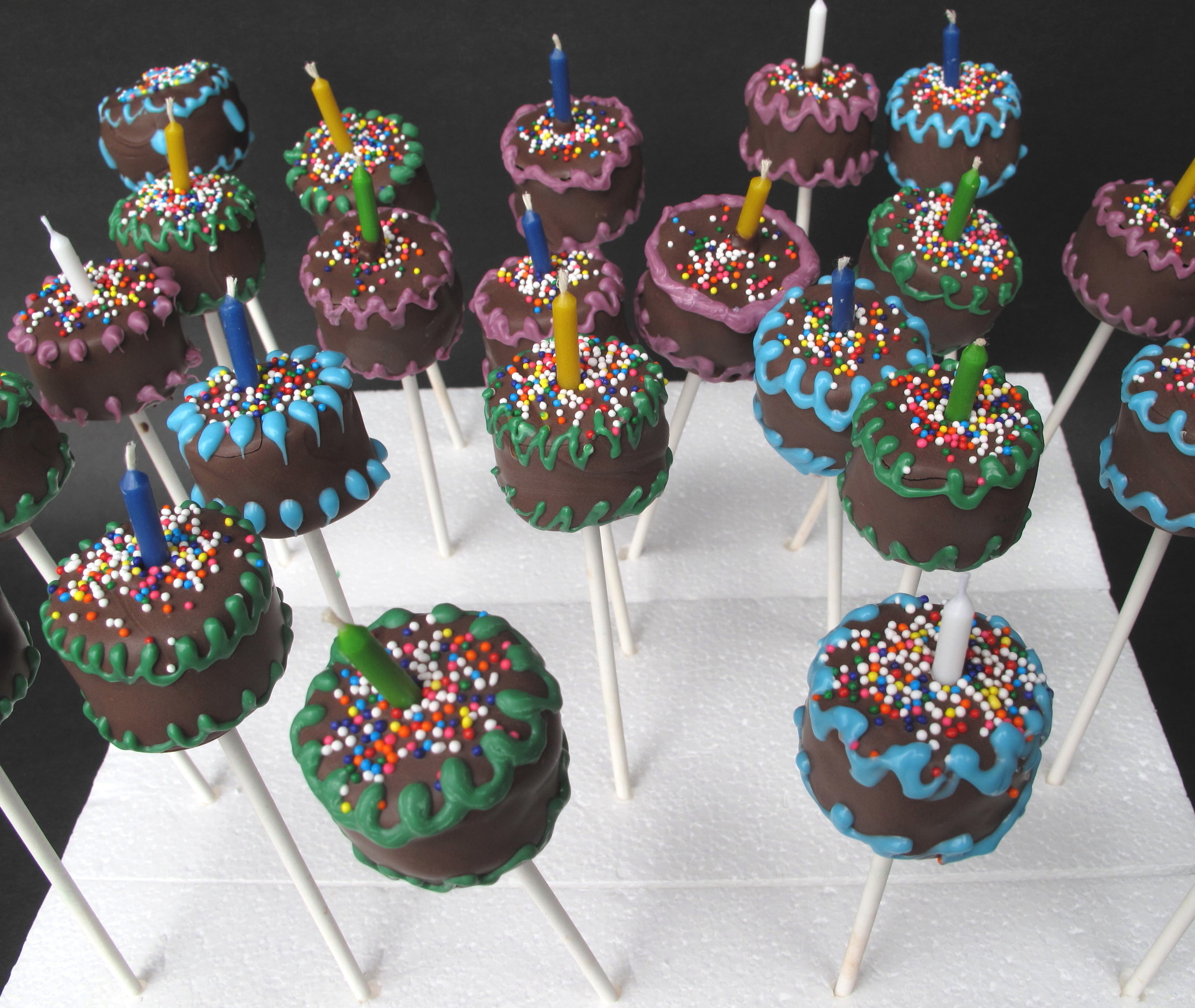 Best ideas about Birthday Cake Pops
. Save or Pin Chocolate Fudge Cake in a Jar and Beginners Cake Pops for Now.