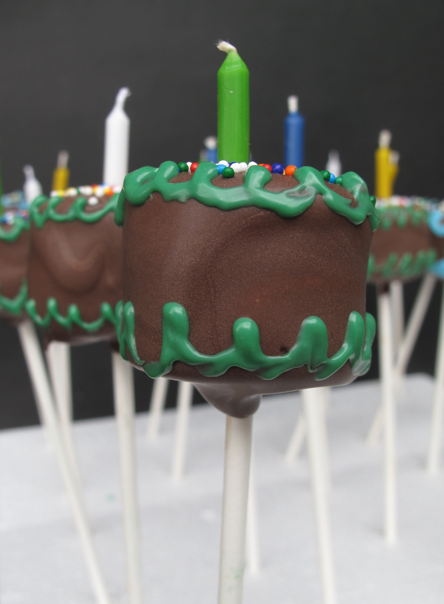 Best ideas about Birthday Cake Pops
. Save or Pin Chocolate Fudge Cake in a Jar and Beginners Cake Pops for Now.
