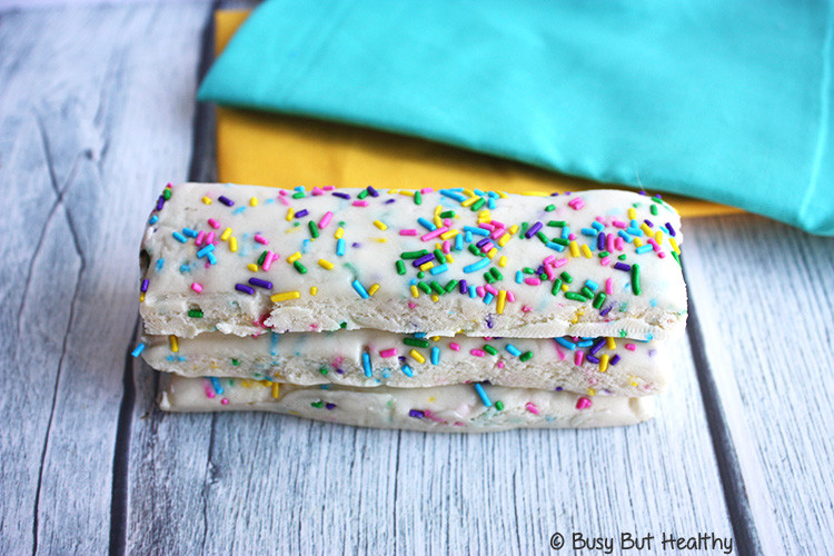 Best ideas about Birthday Cake Protein Bars
. Save or Pin No Bake Birthday Cake Protein Bars Busy But Healthy Now.