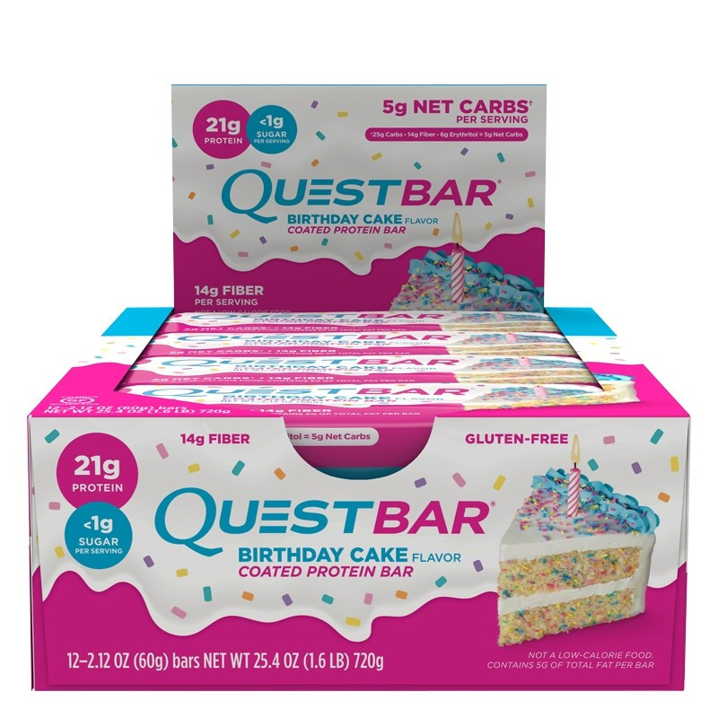 Best ideas about Birthday Cake Quest Bar
. Save or Pin Buy Quest Nutrition Birthday Cake Protein Bars Box Now.