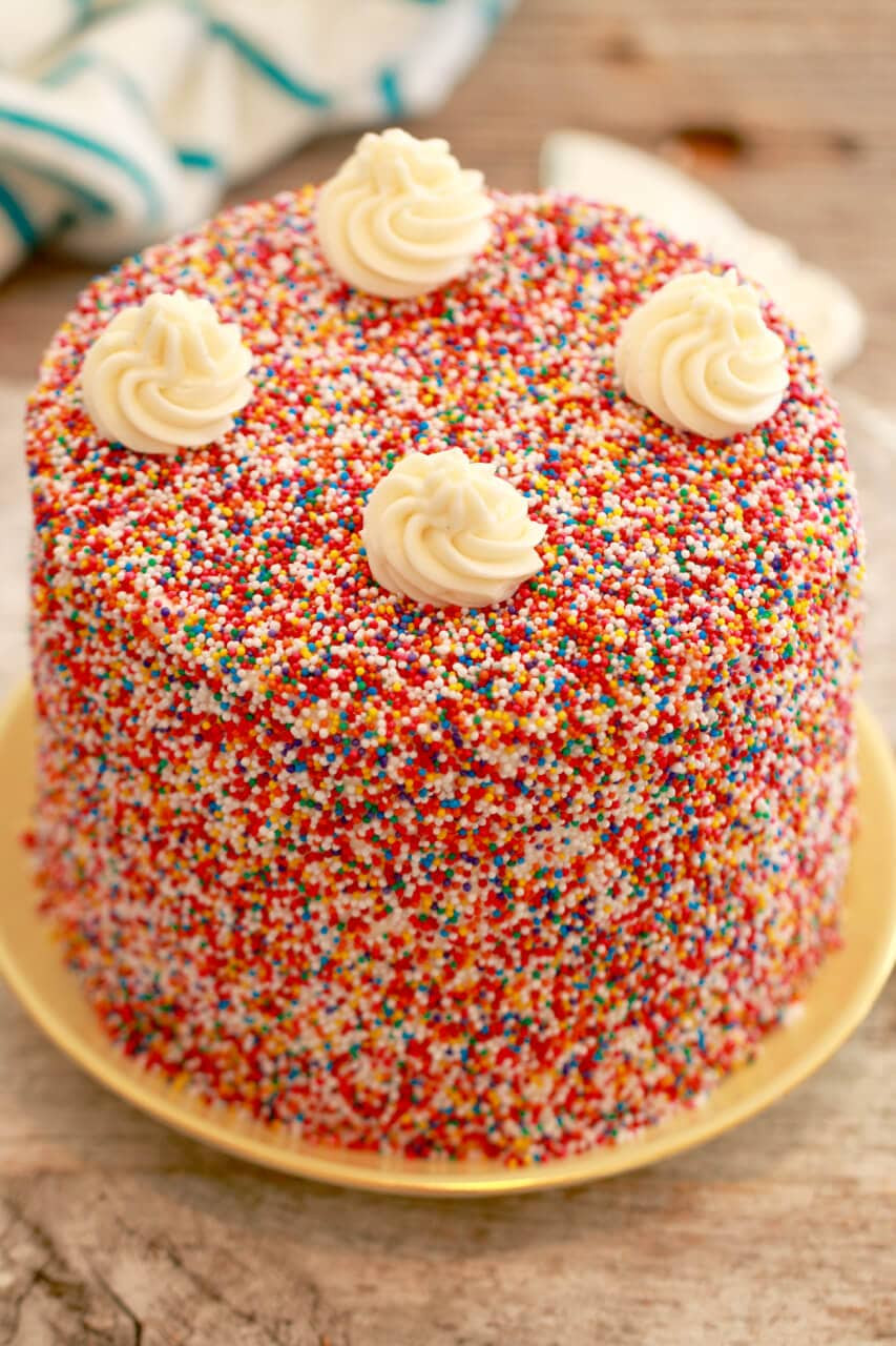 Best ideas about Birthday Cake Recipe
. Save or Pin Vanilla Birthday Cake Recipe Gemma’s Bigger Bolder Baking Now.