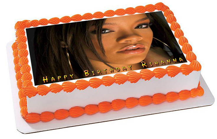 Best ideas about Birthday Cake Rihanna
. Save or Pin Rihanna 3 Edible Birthday Cake Topper Now.