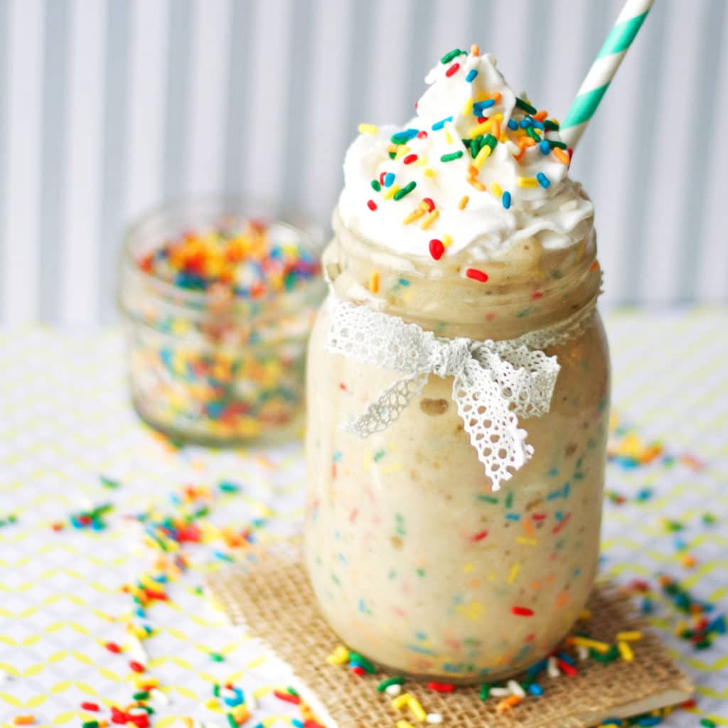 Best ideas about Birthday Cake Shake
. Save or Pin Birthday Cake Protein Shake Healthy Dairy Free Paleo Now.
