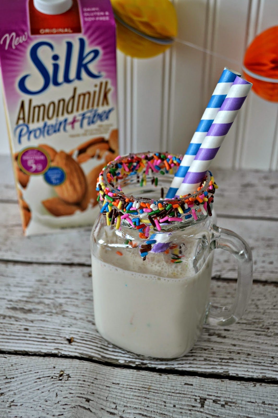 Best ideas about Birthday Cake Shake
. Save or Pin Birthday Cake Milk Shake Recipe with Almond Milk Now.
