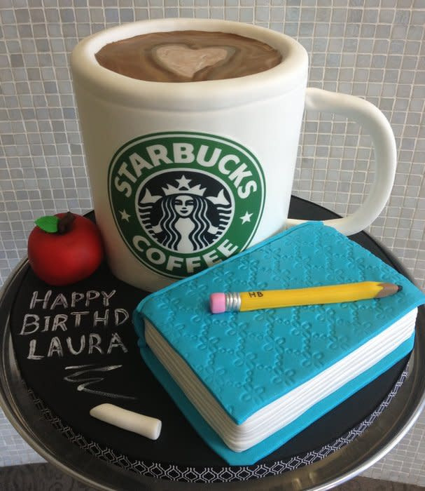 Best ideas about Birthday Cake Starbucks
. Save or Pin Starbucks cake by Over The Top Cakes Designer Bakeshop Now.