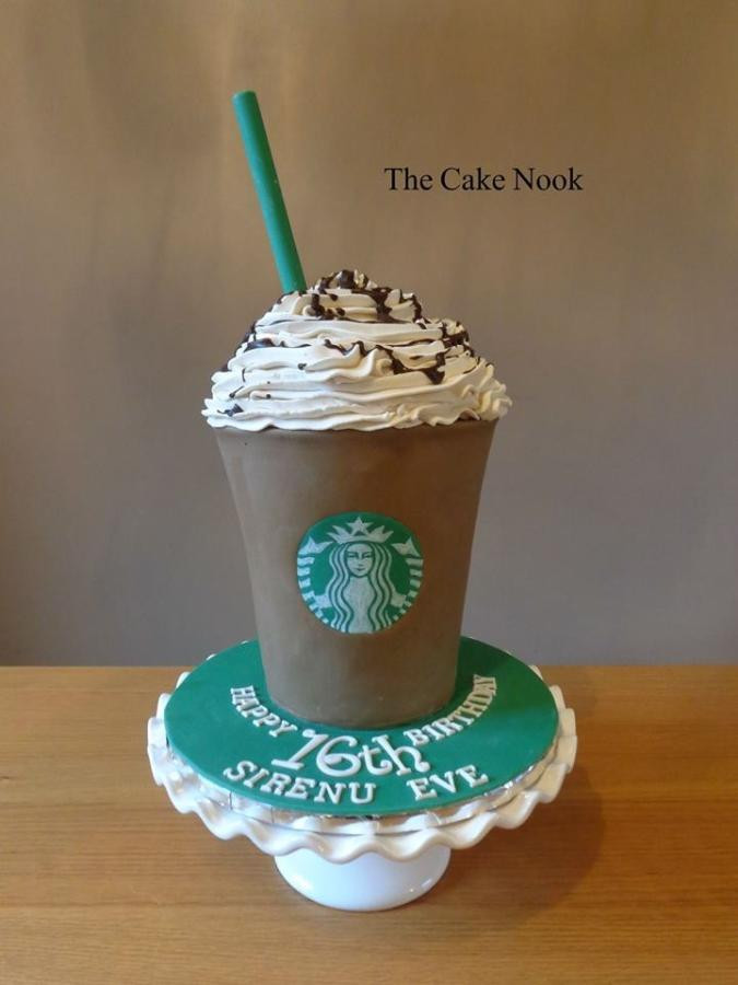 Best ideas about Birthday Cake Starbucks
. Save or Pin Starbucks Frappacino Cake Cake by Zoe Robinson CakesDecor Now.