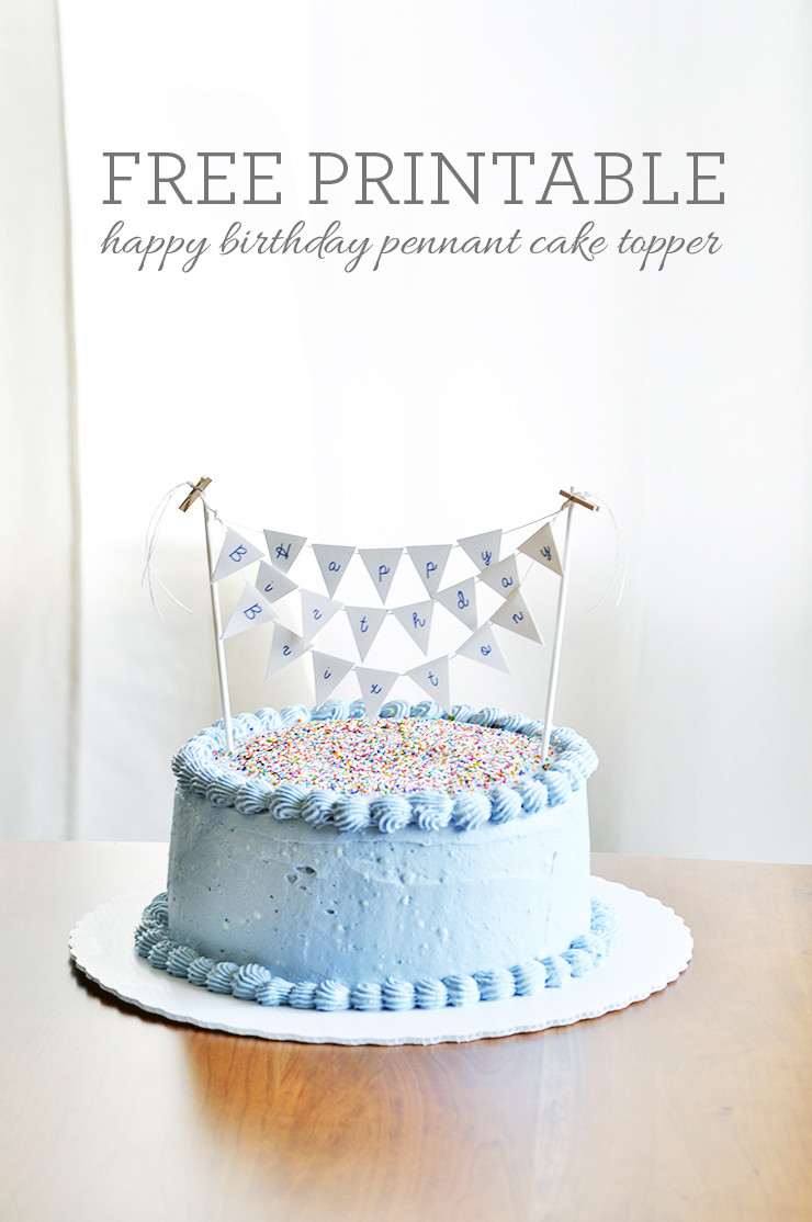 Best ideas about Birthday Cake Toppers
. Save or Pin What s Up with The Buells FREE PRINTABLE BIRTHDAY CAKE Now.