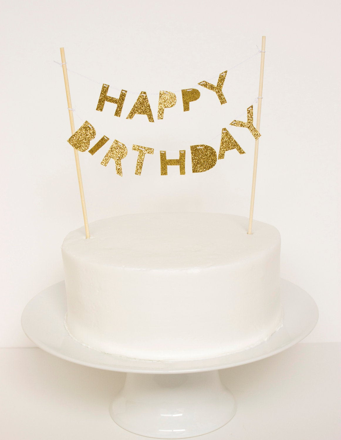 Best ideas about Birthday Cake Toppers
. Save or Pin Happy Birthday Cake Topper Gold Glitter Now.