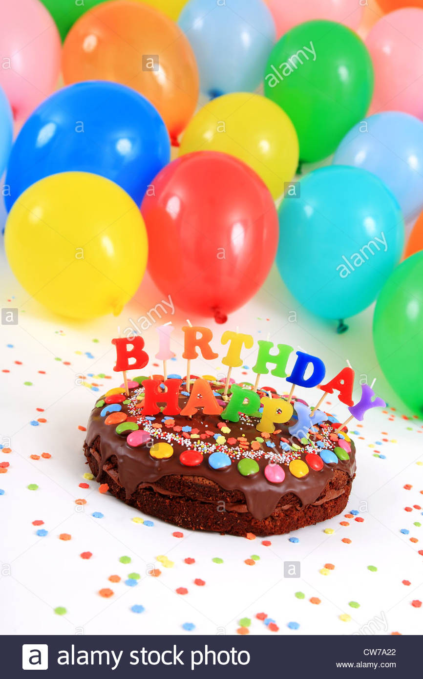 Best ideas about Birthday Cake With Candles And Balloons
. Save or Pin happy birthday chocolate cake with candles and balloons Now.