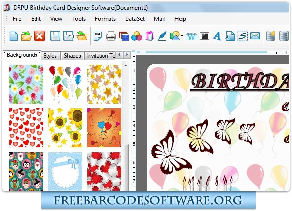 Best ideas about Birthday Card Creator
. Save or Pin Birthday Cards Designing Software FreeBarcodeSoftware Now.