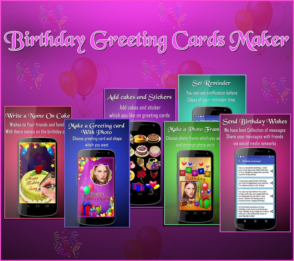 Best ideas about Birthday Card Creator
. Save or Pin Birthday Greeting Cards Maker photo frames cakes Now.