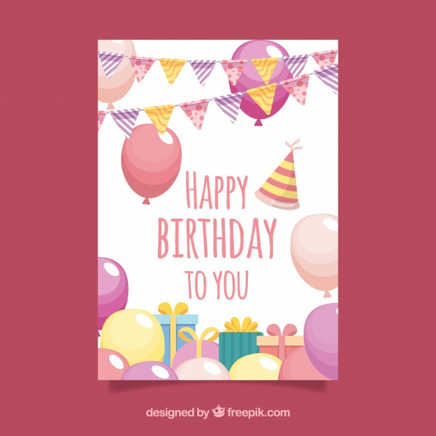 Best ideas about Birthday Card Design
. Save or Pin Birthday card design Vector Now.