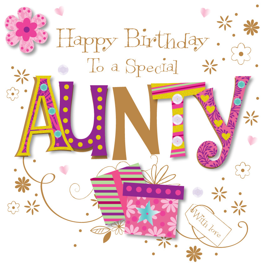 Best ideas about Birthday Card For Aunt
. Save or Pin Special Aunty Happy Birthday Greeting Card Now.