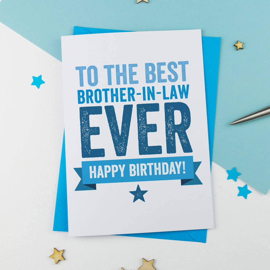 Best ideas about Birthday Card For Brother In Law
. Save or Pin brother in law birthday card by a is for alphabet Now.