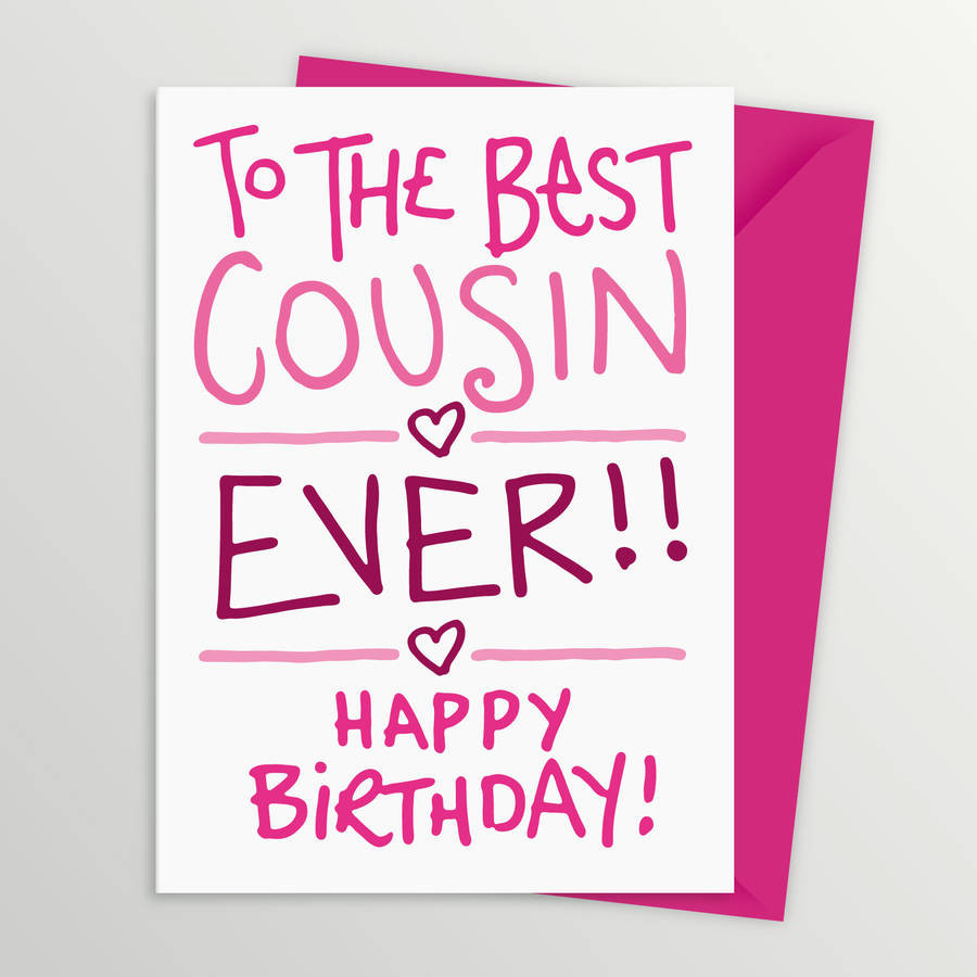 Best ideas about Birthday Card For Cousin
. Save or Pin cousin birthday card by a is for alphabet Now.