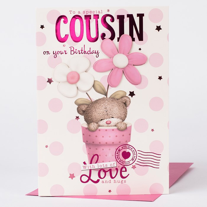 Best ideas about Birthday Card For Cousin
. Save or Pin Hugs Birthday Card Cousin Now.