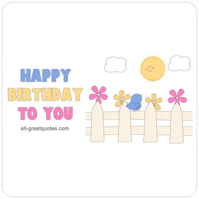 Best ideas about Birthday Card For Facebook
. Save or Pin Happy Birthday To You Now.