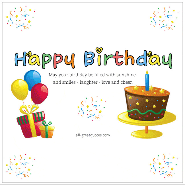 Best ideas about Birthday Card For Facebook
. Save or Pin Happy Birthday Now.