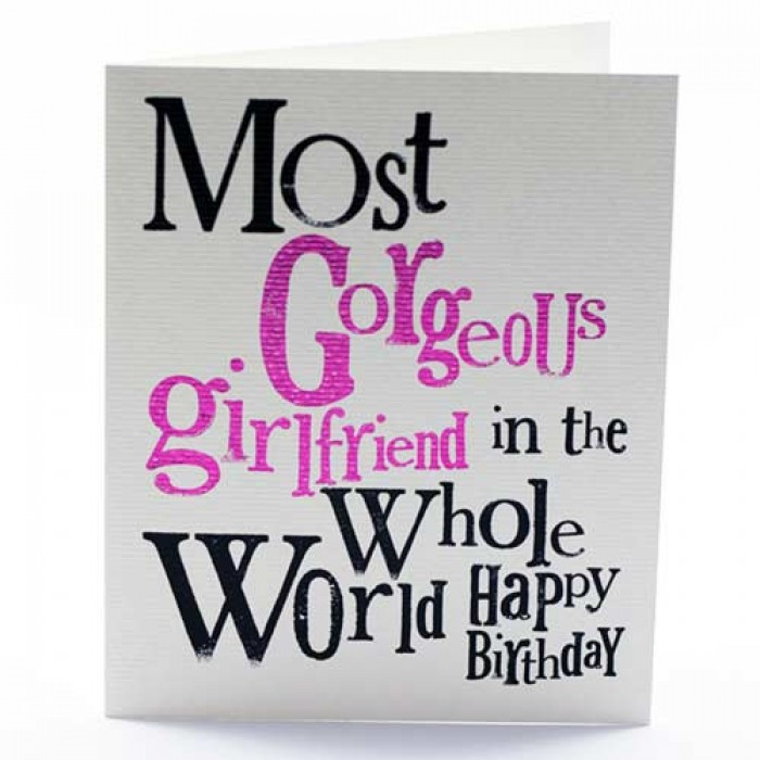 Best ideas about Birthday Card For Girlfriend
. Save or Pin The Bright Side Most Gorgeous Girlfriend Birthday card Now.