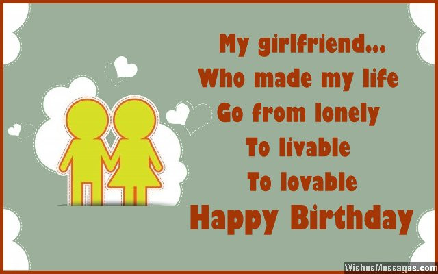 Best ideas about Birthday Card For Girlfriend
. Save or Pin Birthday Wishes for Girlfriend Quotes and Messages Now.