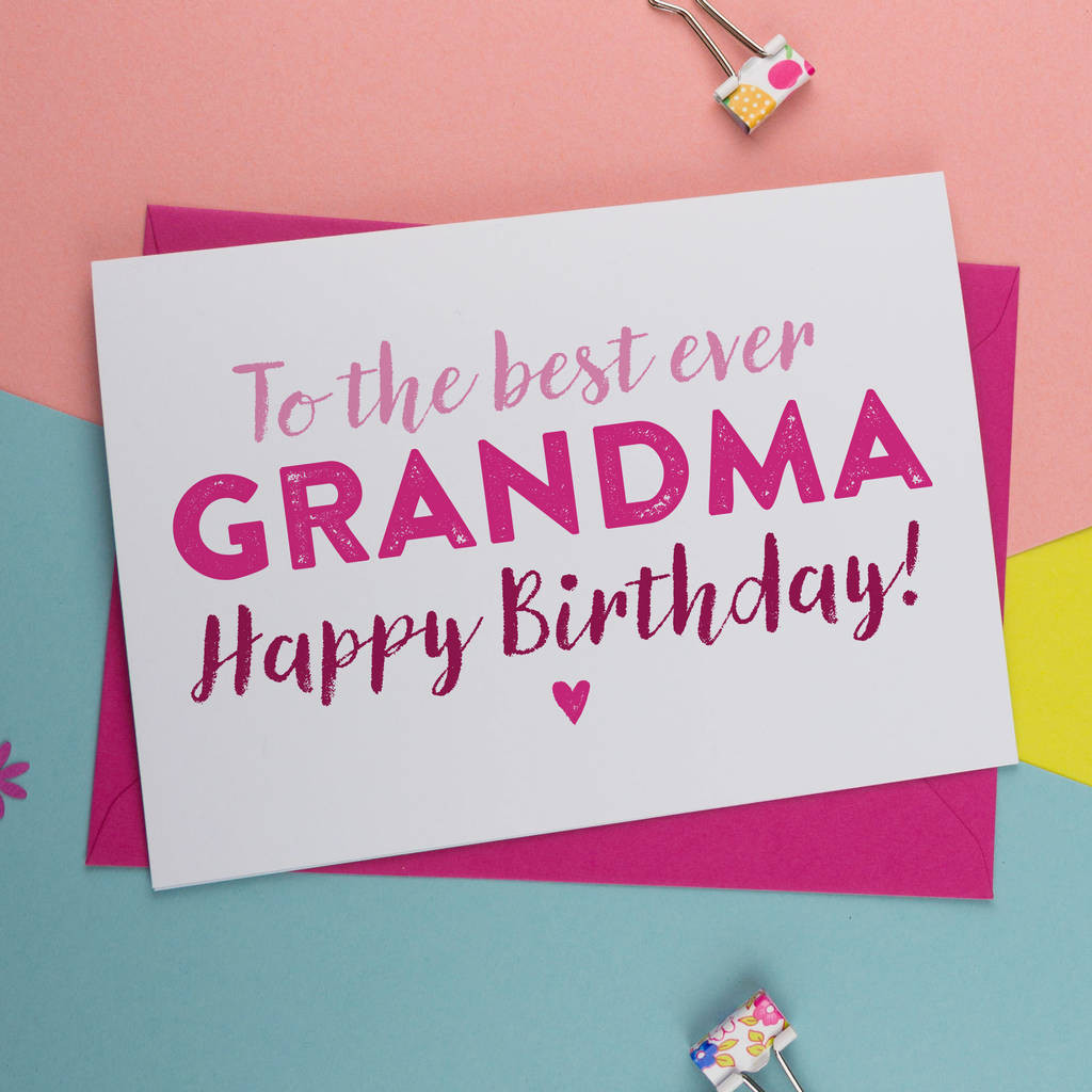 Best ideas about Birthday Card For Grandma
. Save or Pin birthday card for gran nan nanny granny grandma by a Now.