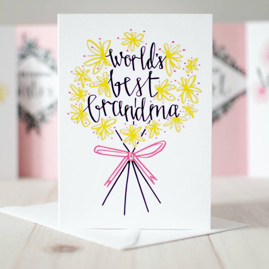 Best ideas about Birthday Card For Grandma
. Save or Pin world s best grandma birthday or mothers day card by Now.