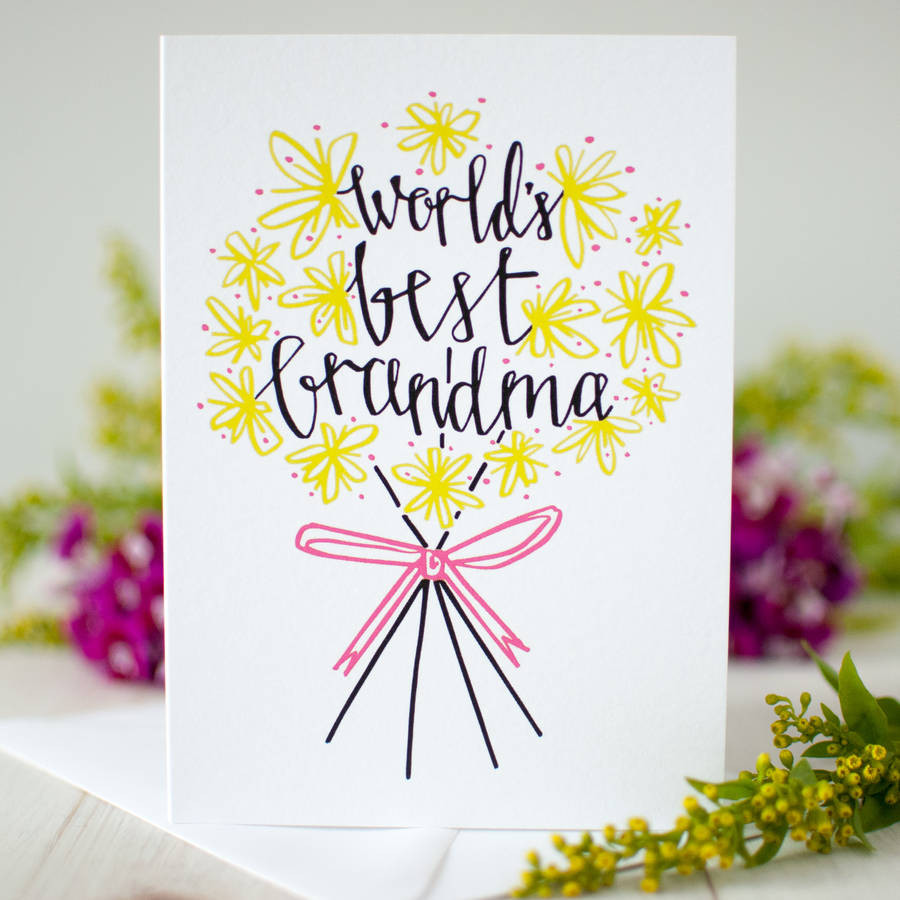 Best ideas about Birthday Card For Grandmother
. Save or Pin world s best grandma birthday or mothers day card by Now.