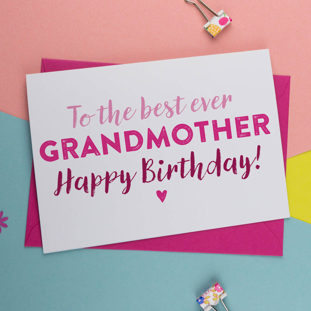 Best ideas about Birthday Card For Grandmother
. Save or Pin birthday card for gran nan nanny granny grandma by a Now.