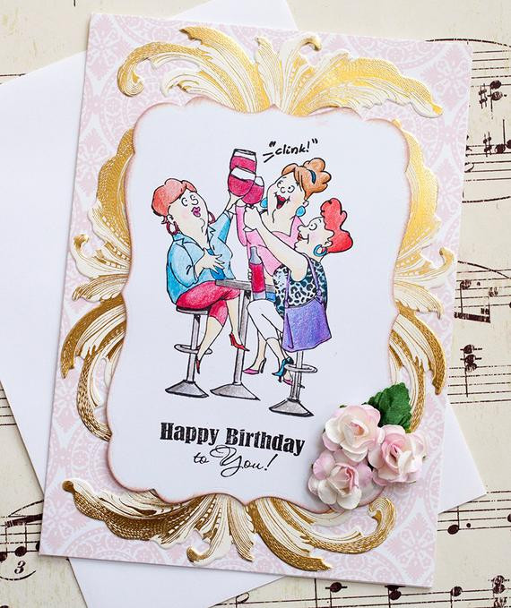 Best ideas about Birthday Card For Her
. Save or Pin Funny Birthday Card Old La s Card Wine Lovers Card Now.