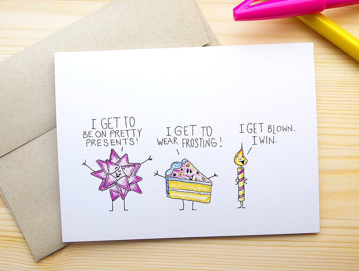 Best ideas about Birthday Card For Her
. Save or Pin Funny Birthday Card for Him Dirty Birthday Card Birthday Now.