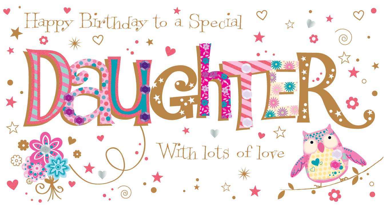 Best ideas about Birthday Card For My Daughter
. Save or Pin Daughter Birthday Handmade Embellished Greeting Card By Now.