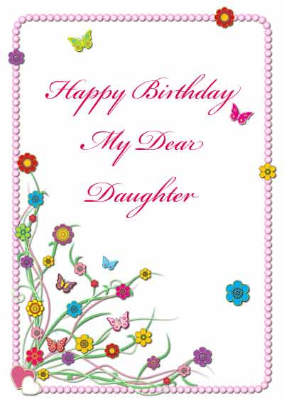 Best ideas about Birthday Card For My Daughter
. Save or Pin Free Printable Birthday Cards for Your Son or Daughter Now.