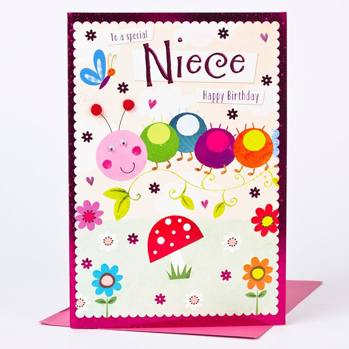 Best ideas about Birthday Card For Niece
. Save or Pin Birthday Card Niece Friendly Caterpillar Now.