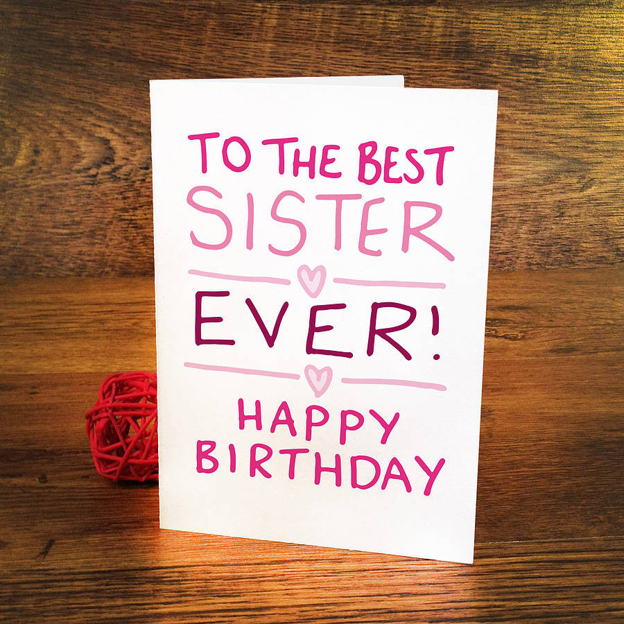 Best ideas about Birthday Card For Sister Images
. Save or Pin birthday card for sister by a is for alphabet Now.