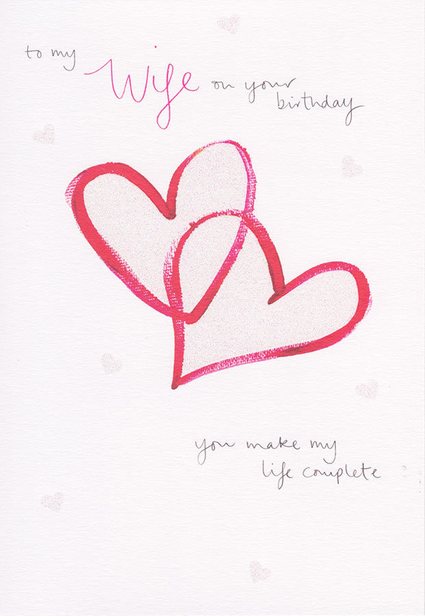 Best ideas about Birthday Card For Wife
. Save or Pin Wife Birthday Card Glitter Love Hearts Xiss CardSpark Now.