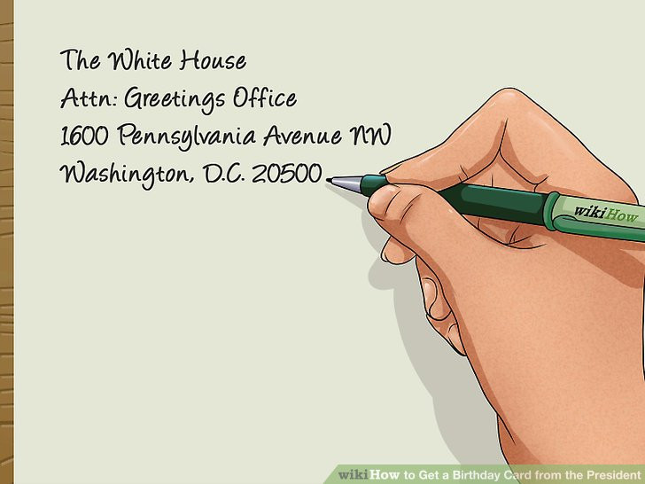 Best ideas about Birthday Card From President
. Save or Pin 3 Ways to Get a Birthday Card from the President wikiHow Now.