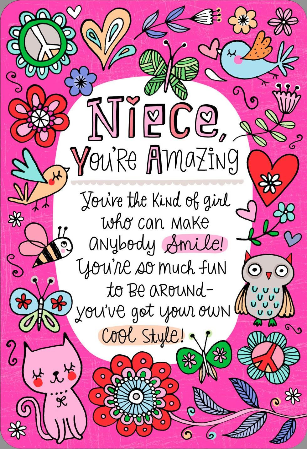 Best ideas about Birthday Card Greetings
. Save or Pin You re the Niece Families Dream About Birthday Card Now.