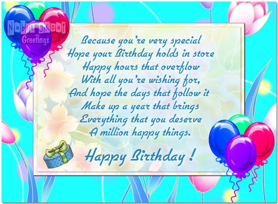 Best ideas about Birthday Card Greetings
. Save or Pin Birthday Card Birthday Now.