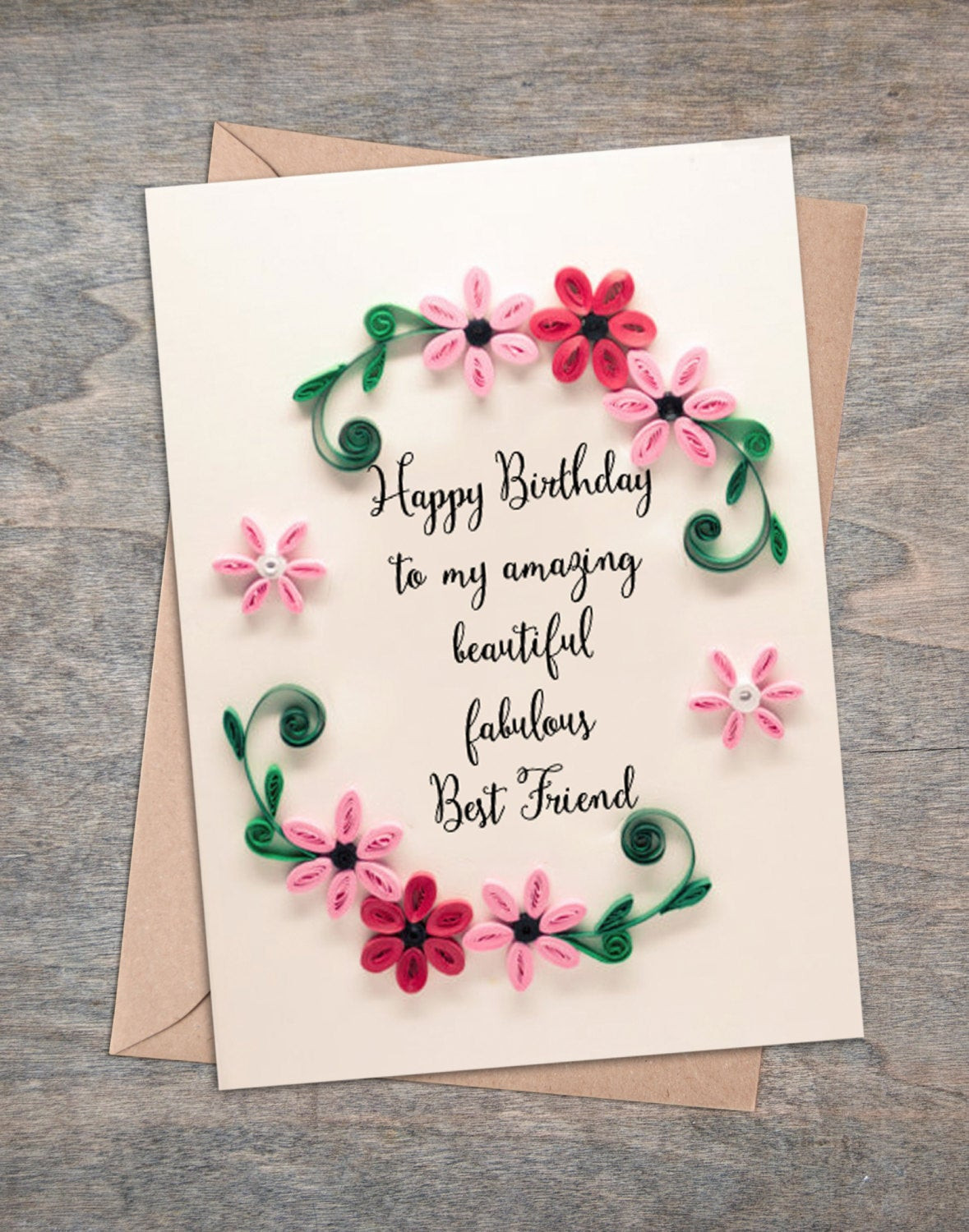 Best ideas about Birthday Card Ideas For Friend
. Save or Pin Valentine present Best Friend Birthday Card Girlfriend Now.