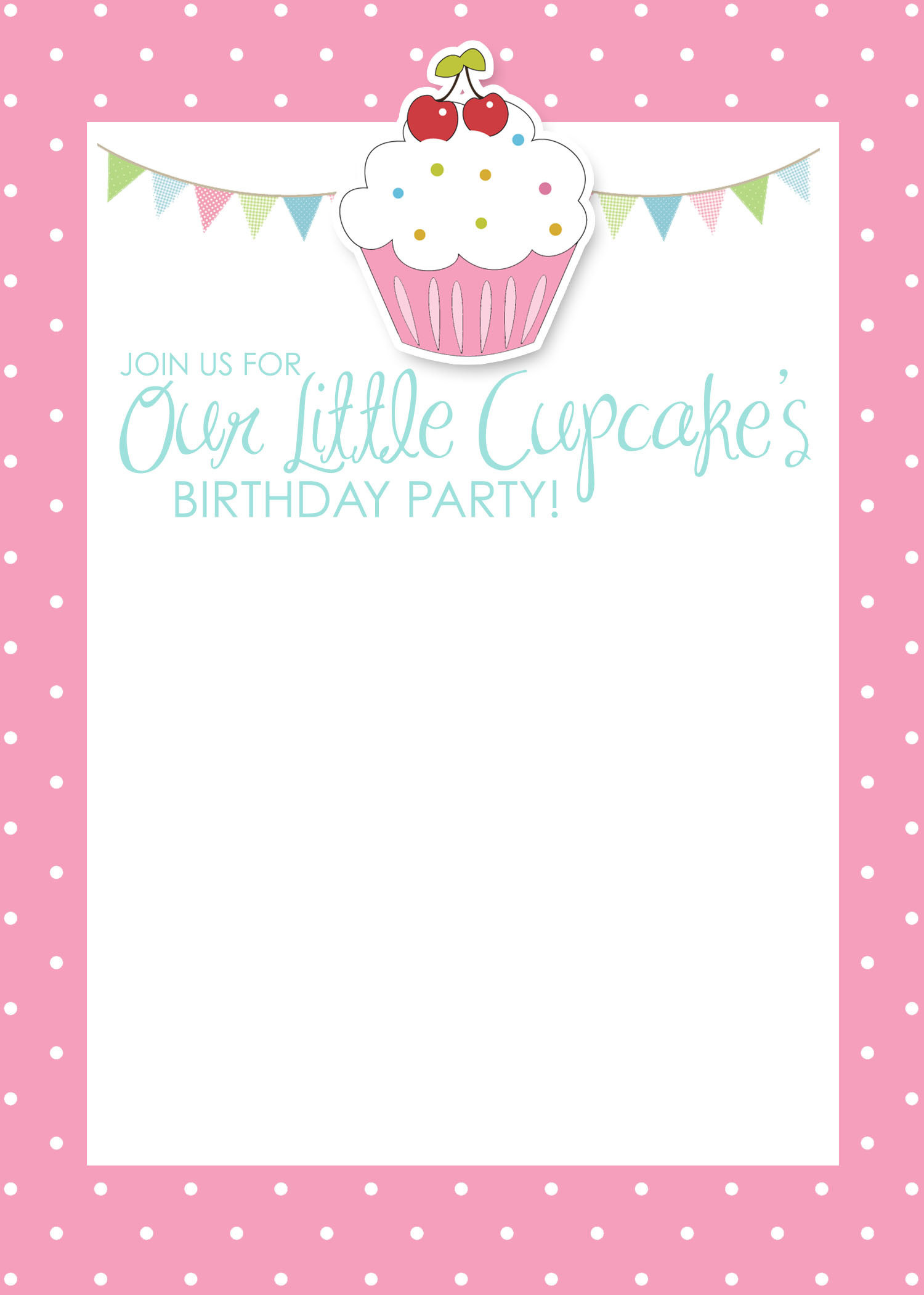 Best ideas about Birthday Card Invitations
. Save or Pin Cupcake Birthday Party with FREE Printables How to Nest Now.