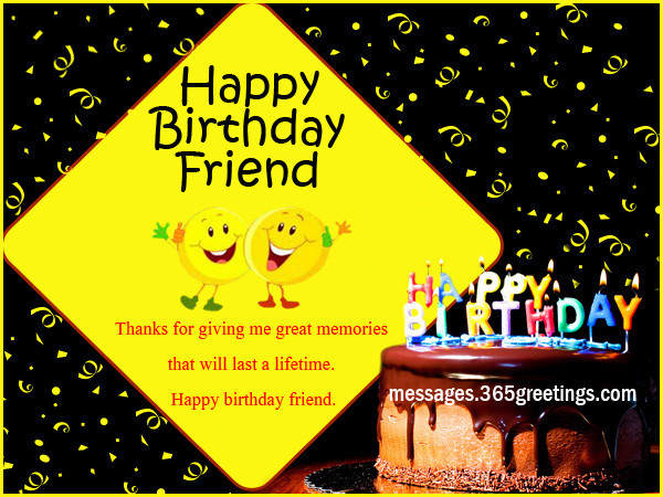 Best ideas about Birthday Card Messages For Friends
. Save or Pin Happy Birthday Wishes For Friends 365greetings Now.