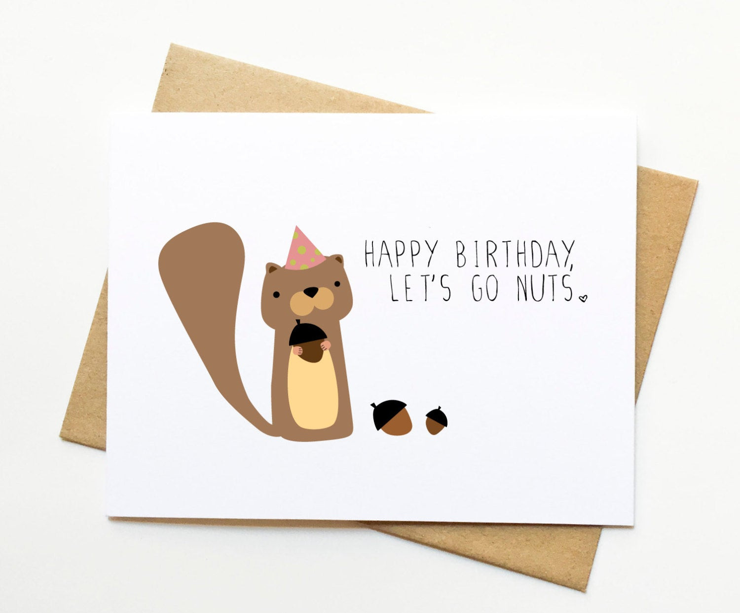 Best ideas about Birthday Card Puns
. Save or Pin Happy Birthday Squirrel Lets Go Nuts Pun Card Now.
