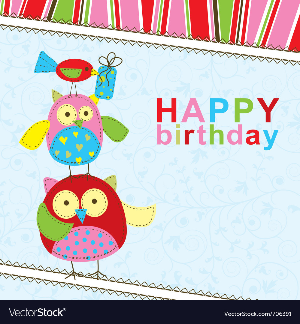 Best ideas about Birthday Card Template Free
. Save or Pin Template birthday greeting card Royalty Free Vector Image Now.